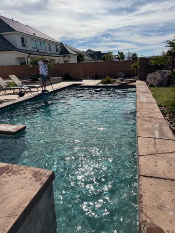 Thorough and complete pool service by Pure Desert Pool Co in Washington county, Utah
