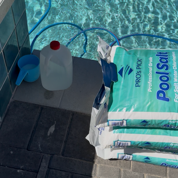 Water chemistry is balanced by added precise amounts of chemicals, this is a part of every professional pool service. 