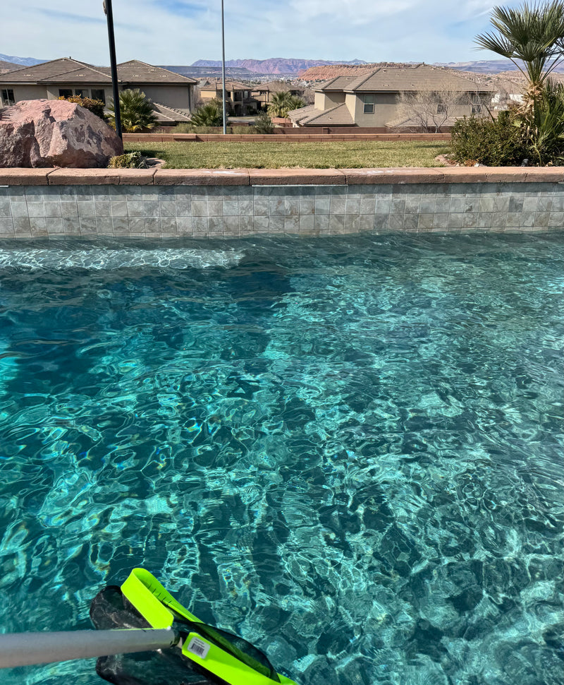 Pure Desert Pool Co ensures each pool is swim ready after each visit.